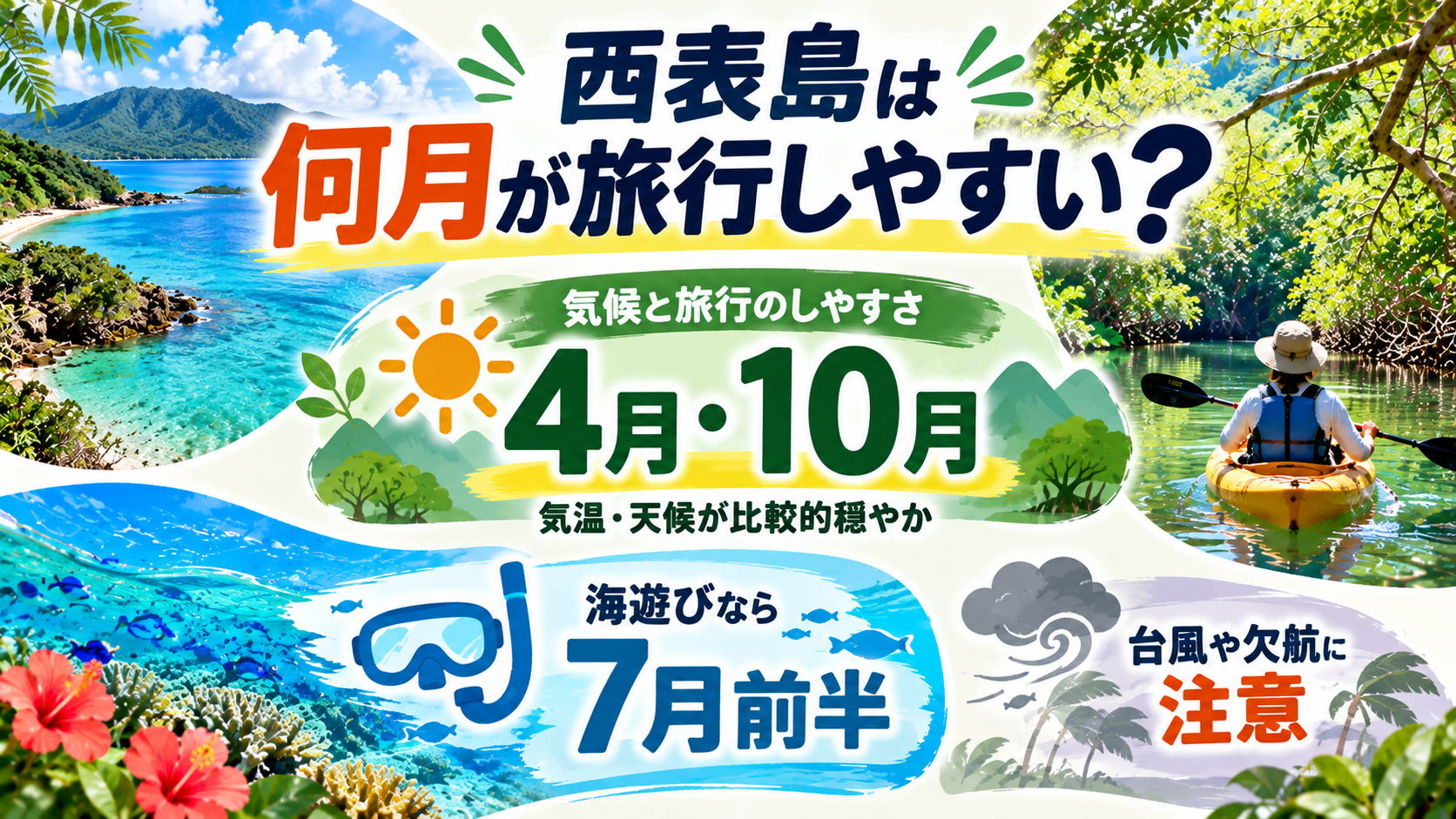西表島旅行のベストシーズン案内